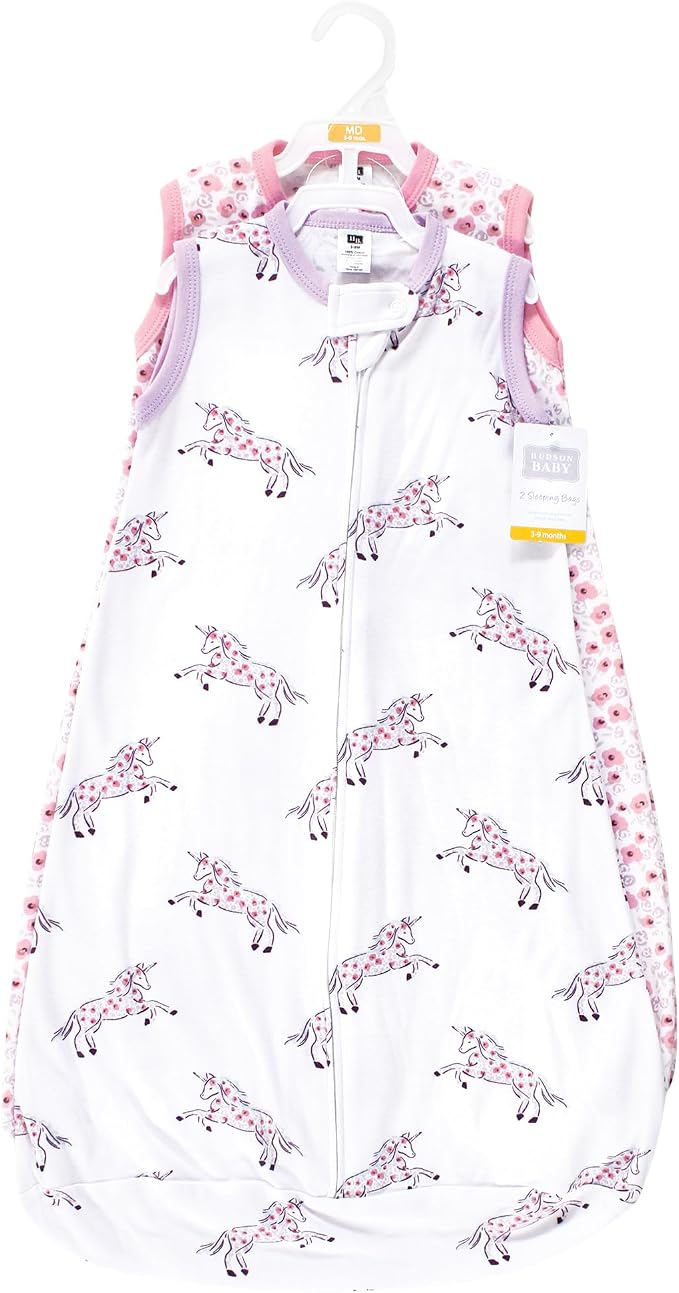 Hudson Baby Unisex Baby Cotton Long-Sleeve Wearable Sleeping Bag - Image 2