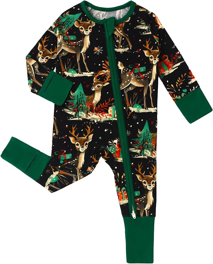 Baby Viscose of Bamboo Convertible Footie Pajamas by Cabahata