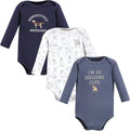 Hudson Baby baby-boys Cotton Long-sleeve Bodysuits 3-pack by HudsonBaby
