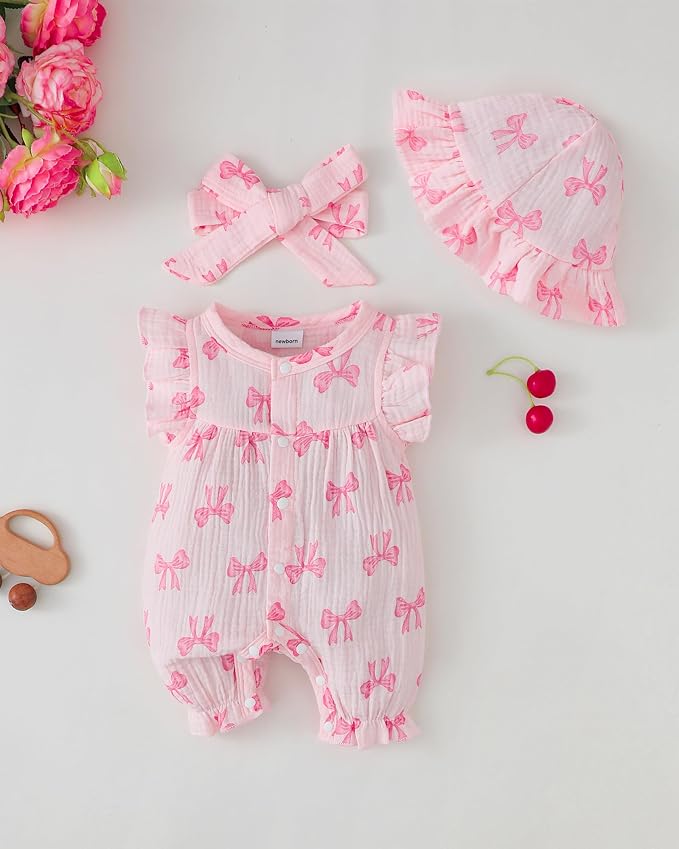 Newborn Baby Girl Clothes Outfits One-Piece Romper Preemie-18Month | Cute Baby - Image 2