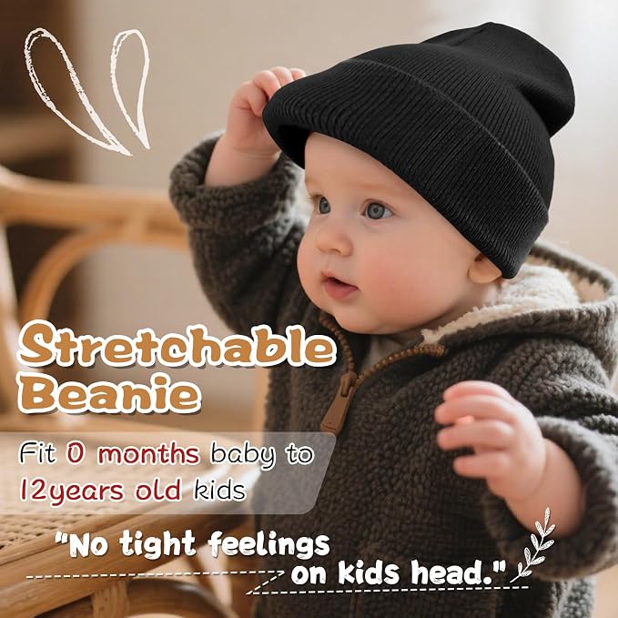 ZOORON Toddler Beanie Baby Beanies - Image 4