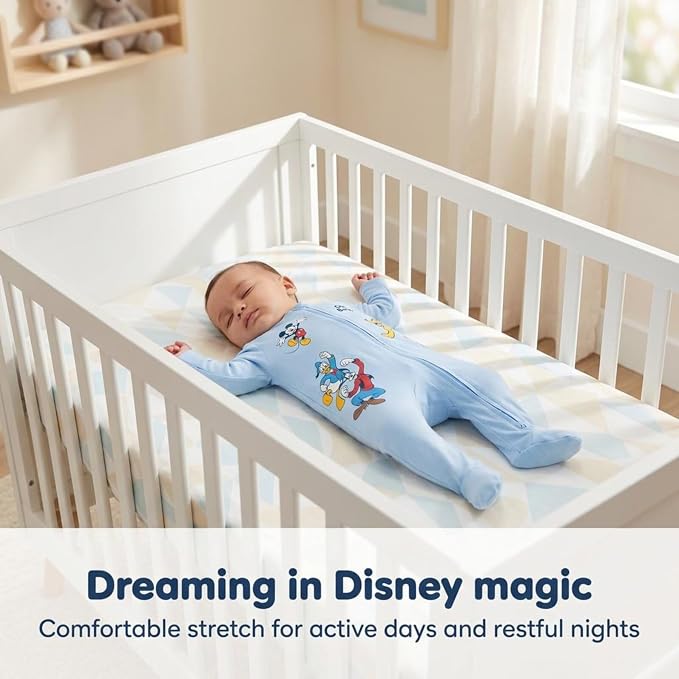 Disney Baby Boys' 2-Pack Footed One-Piece Sleep N' Play Newborn to Infant - Image 6