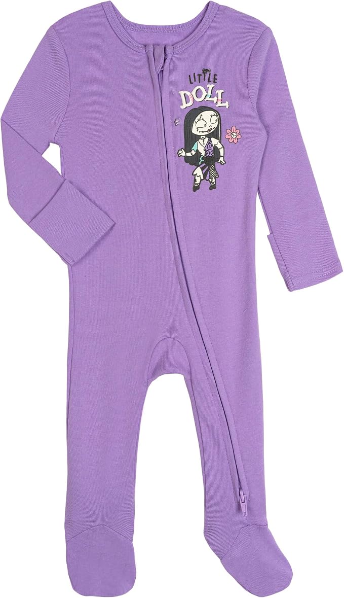 Disney Baby Girls' 2-Pack Footed Sleep N' Play Newborn to Infant - Image 3