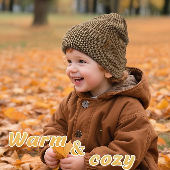 DANMY Infant Toddler Beanie Kint Hat Baby Boys Girls Beanies Kids Winter Hats - Image 6