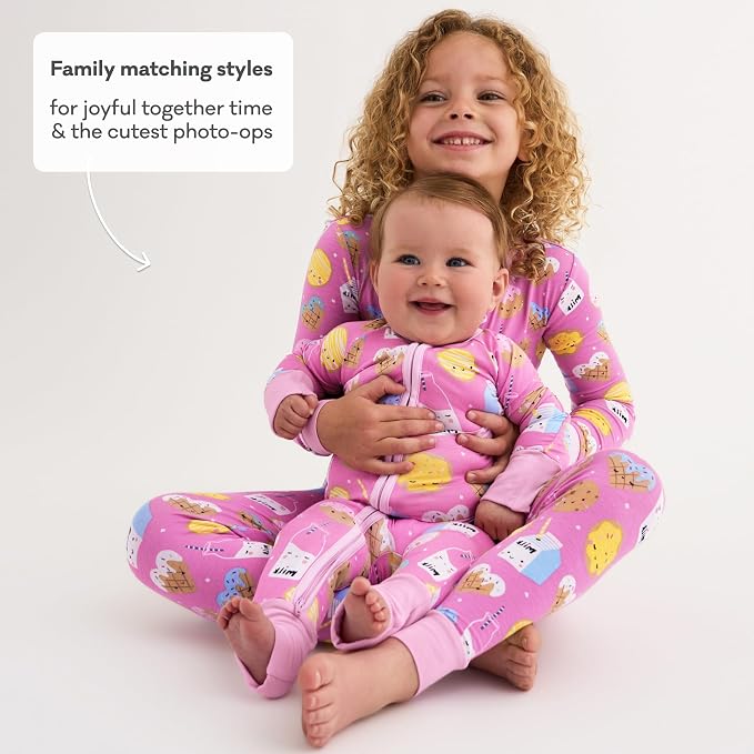 Little Sleepies Pajamas for Baby Boys & Girls, Viscose from Bamboo Baby Pajamas - Image 8