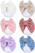 Cinaci 6 Pack Nursery Hospital Caps Bonnets Beanies Headwraps Turban Hats by Cinaci
