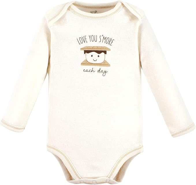 Touched by Nature Unisex Baby Organic Cotton Long-Sleeve Bodysuits - Image 4