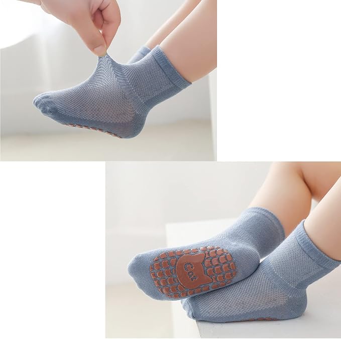 Exegawe Toddler Non Slip Socks, Cute Baby Socks - Image 2
