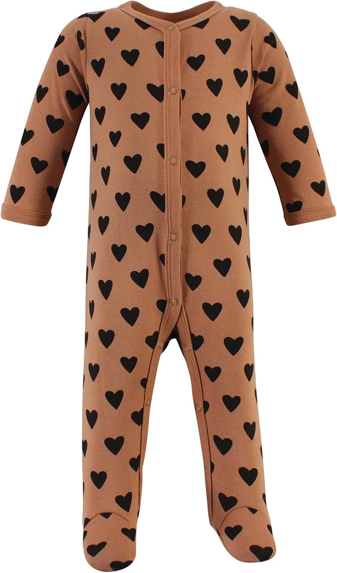 Hudson Baby Unisex Cotton Sleep and Play, Bodysuit and Bandana Bib Set - Image 4