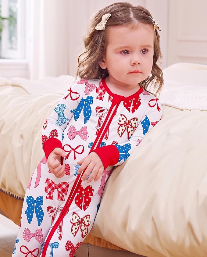 babee Reshinee Viscose derived from bamboo Baby Pajamas Convertible Footie - Image 8