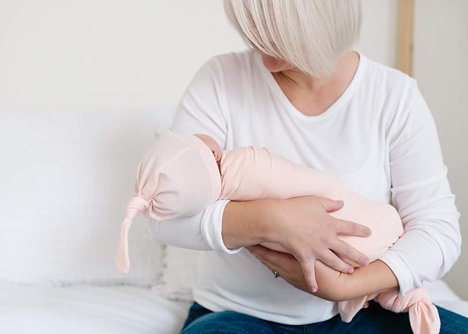 Copper Pearl Swaddle Blankets for Newborns | Soft Stretchy Receiving Blankets - Image 4