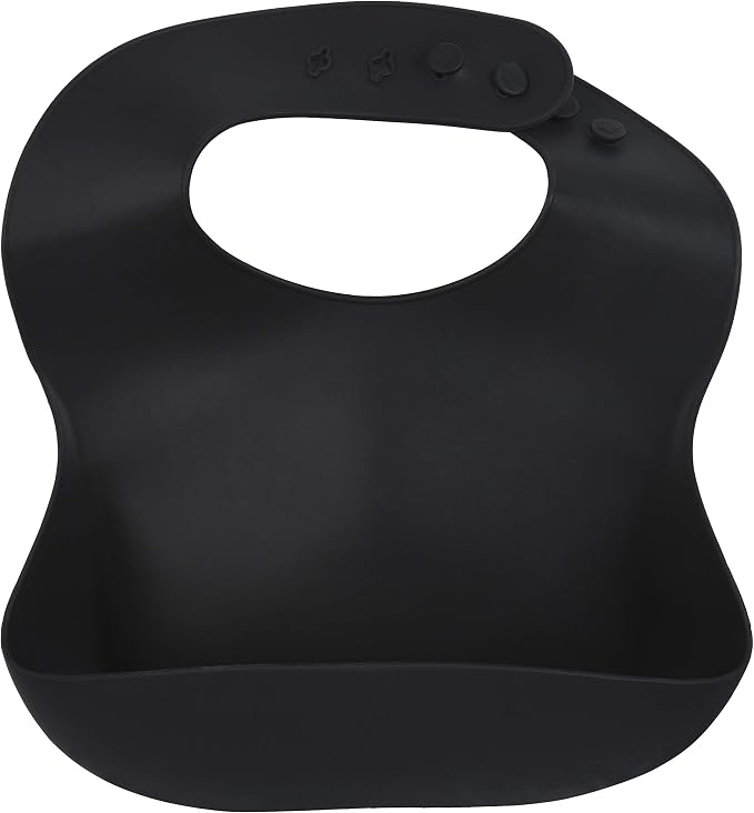 Three Little Tots Modern Silicone Baby Bib – Adjustable Fit Waterproof Catch by ThreeLittleTots