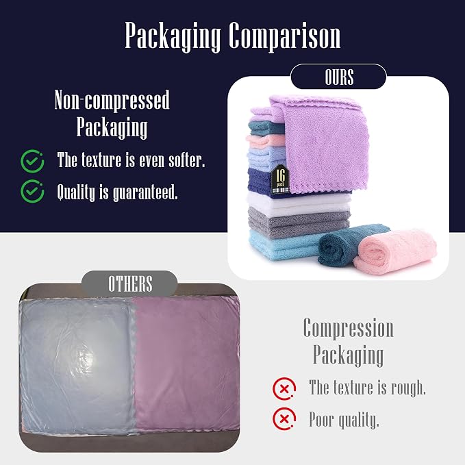 16 Pack Baby Washcloths - Image 2