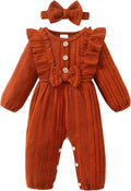 Mioglrie Newborn Baby Girl Clothes 1 Piece Infant Fall Winter Romper Outfit | by Mioglrie