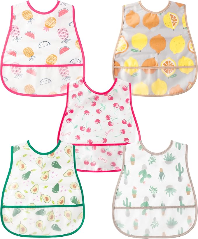 R HORSE 5Pcs Baby Feeding Bibs by RHORSE