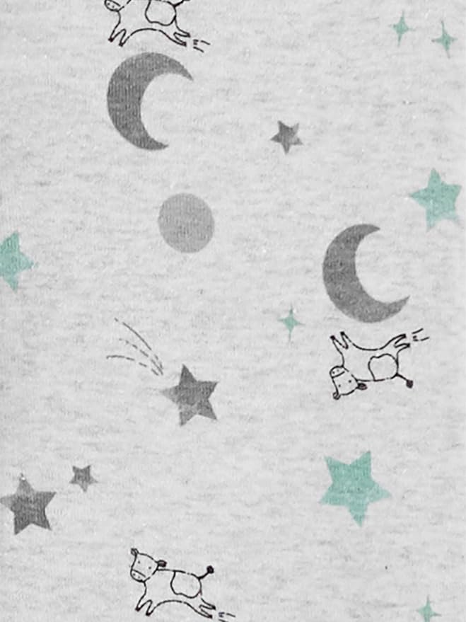 Simple Joys by Carter's Baby Boys 3 pack Snug Fit Footed Cotton Pajamas - Image 4