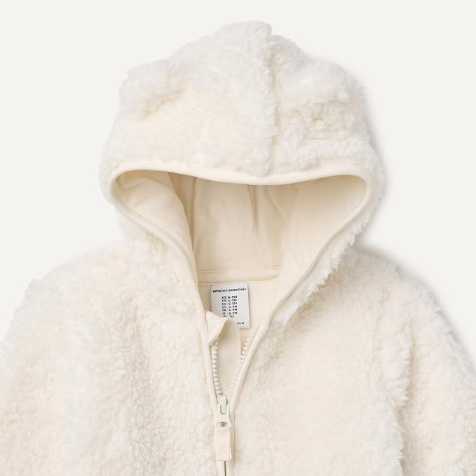 Amazon Essentials Unisex Babies' Hooded Sherpa Jacket - Image 4