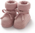 Hadetoto Newborn Baby Booties Cotton Knit Shoes | Soft, First Walkers, by Hadetoto