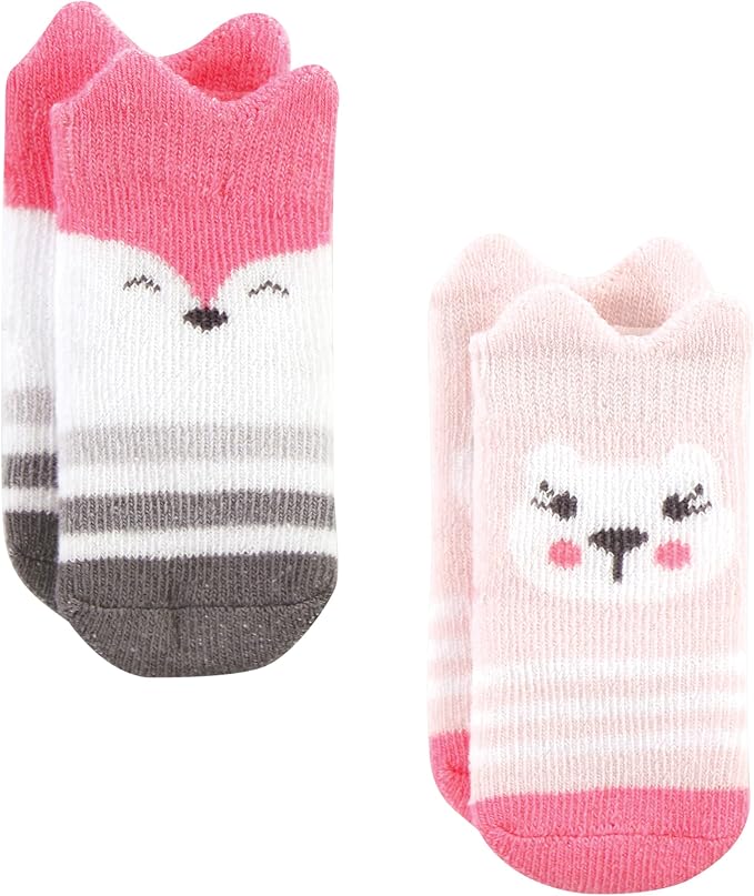 Hudson Baby Baby 8-pack Cotton Rich Newborn and Terry Socks - Image 4