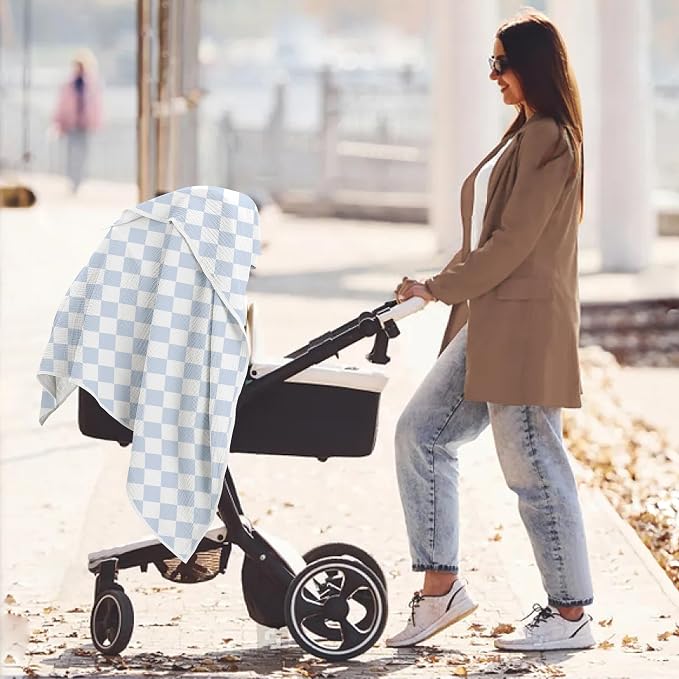 Susurration Muslin Receiving Blanket, 100% Cotton Swaddle Blankets - Image 5