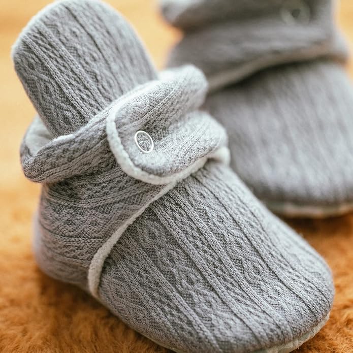 Sawimlgy Newborn Infant Baby Girl Boy Cotton Booties Stay On Sock Slippers Soft - Image 4