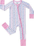 pureborn Baby Sleeper Viscose from Bamboo Zipper Footies 0-24 Months by pureborn