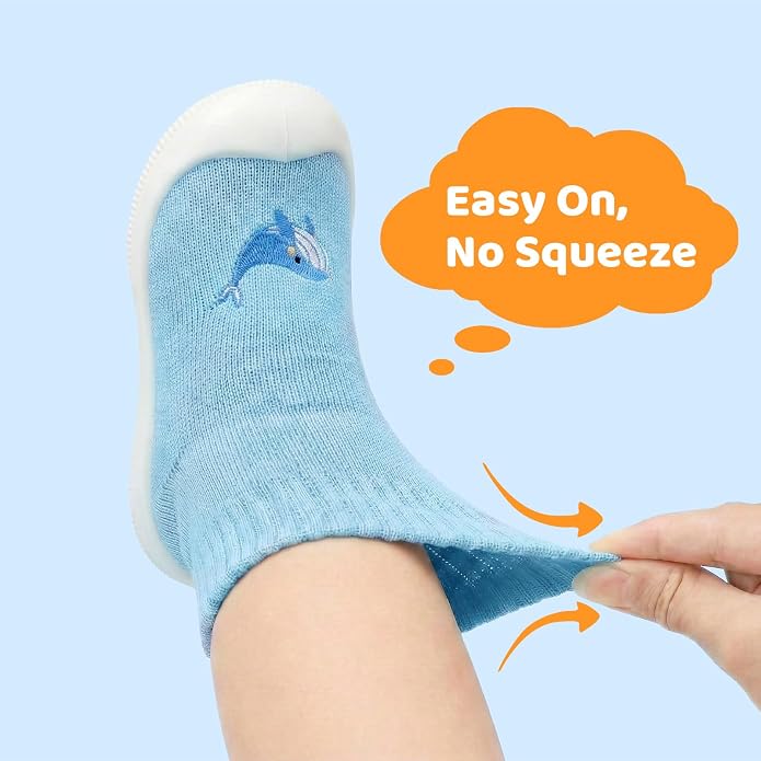 STQ Baby/Toddler Sock Walking Shoes Infant Slippers - Image 8