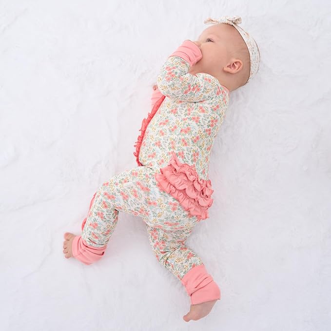 pureborn Baby Sleeper Viscose from Bamboo Zipper Footies 0-24 Months - Image 6