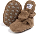 Babelvit Newborn Baby Boy Girl Soft Fleece Booties Stay On Infant Slippers by Babelvit