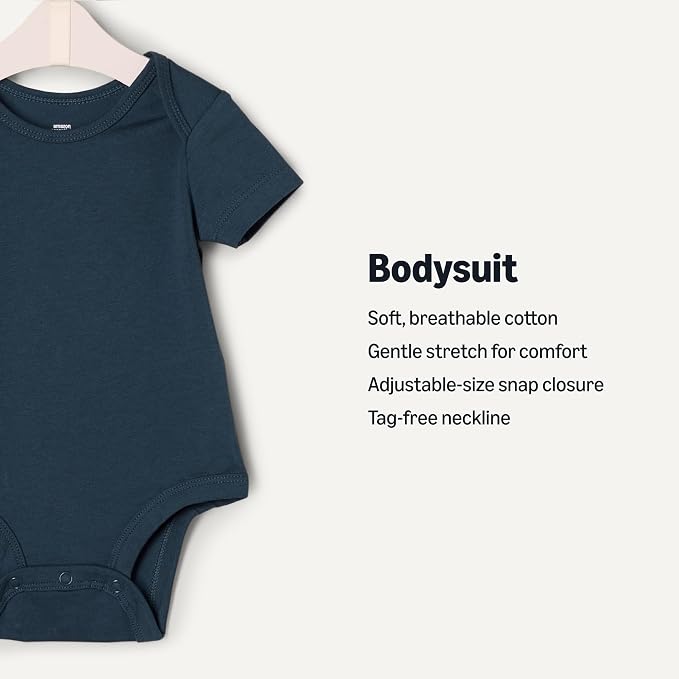 Amazon Essentials x Sofia Grainge Unisex Babies' Short Sleeve Crewneck Bodysuit - Image 2