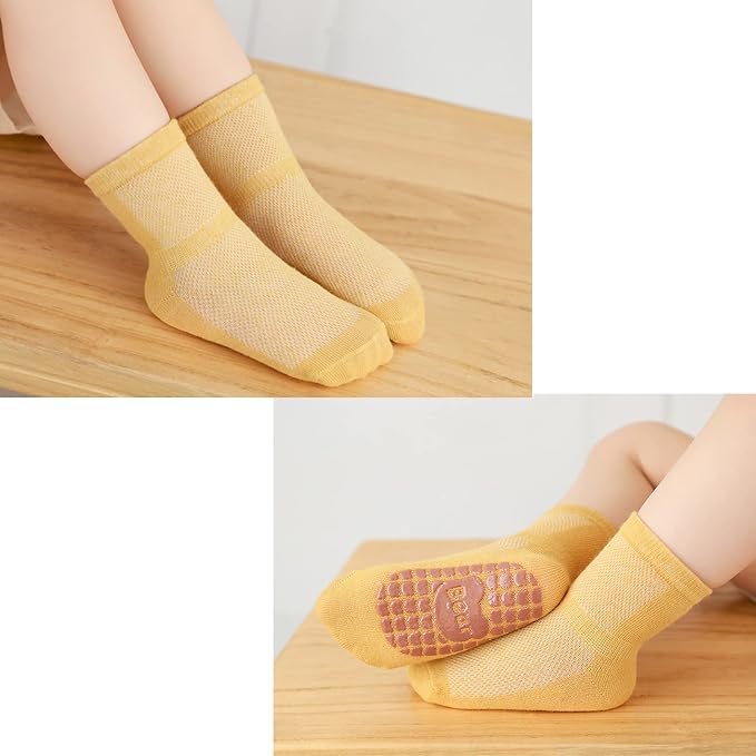 Exegawe Toddler Non Slip Socks, Cute Baby Socks - Image 2