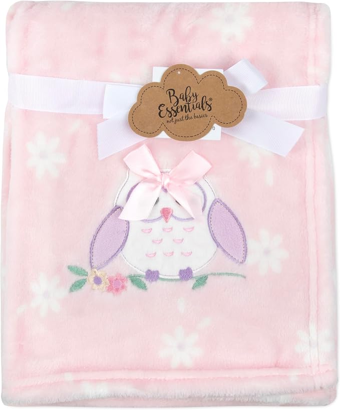 Plush Fleece Throw and Receiving Baby Blankets - Image 4