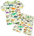 babee Reshinee Bamboo Viscose Toddler Boys Pajamas Set, Short Sleeve Kids by babeeReshinee