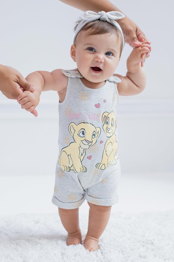 Disney Romper and Headband Outfit Set Newborn to Little Kid Sizes - Image 2