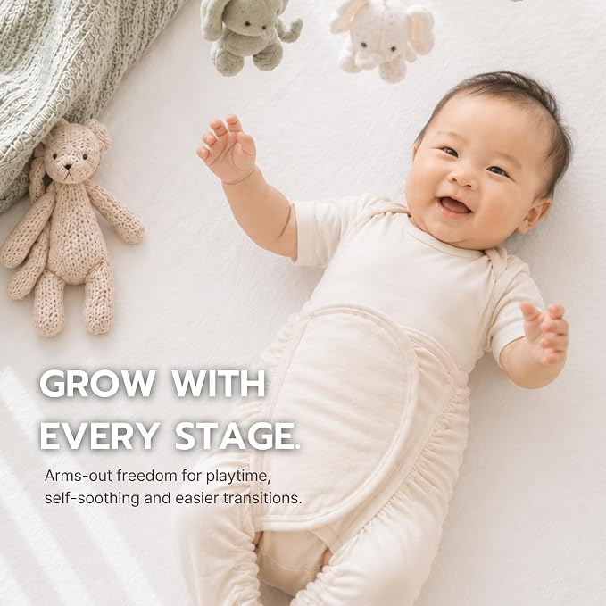 Baby Swaddle Sleep Sack for Newborns, Easy Transition Swaddle - Image 6