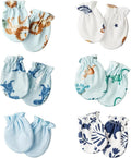 Baby Mittens 0-6 Months No Scratch 100% Cotton Gloves by Flagsky