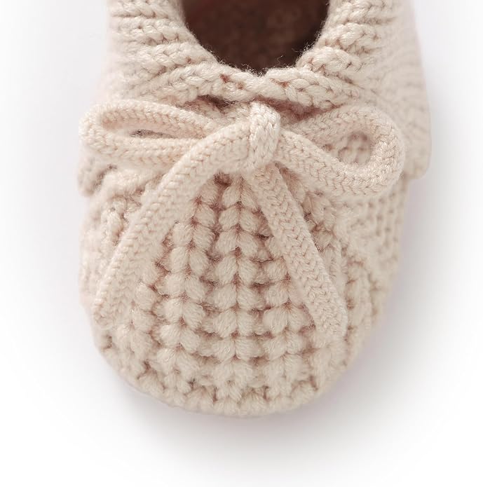 Baby Booties Newborn Boys Girls First Walkers Knit Infant Sock Shoes - Image 6