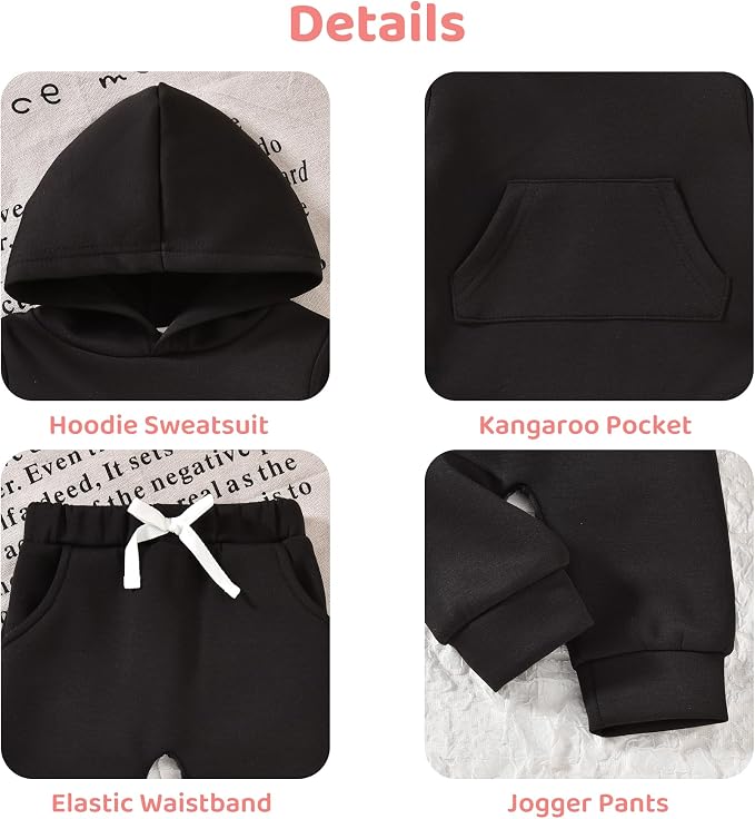 Aalizzwell Infant Baby Winter Hoodie Outfit - Image 4