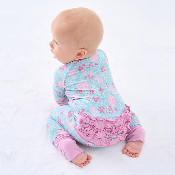 pureborn Baby Sleeper Viscose from Bamboo Zipper Footies 0-24 Months - Image 8