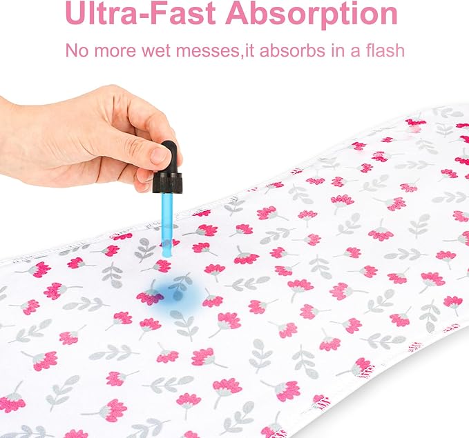 10-Pack Burp Cloths for Baby Boys and Girls - Image 4