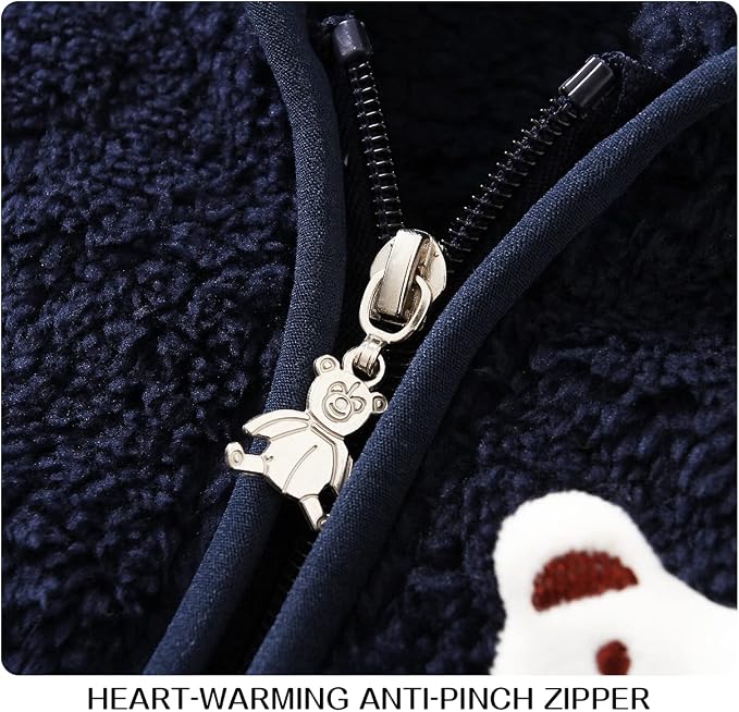 Baby Boy Fleece Jacket Girl Winer Clothes Coat - Image 4