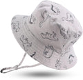 JANGANNSA Dinosaur Baby Boys Sun Hat Cotton Toddler Girls Bucket Hats Summer by JANGANNSA
