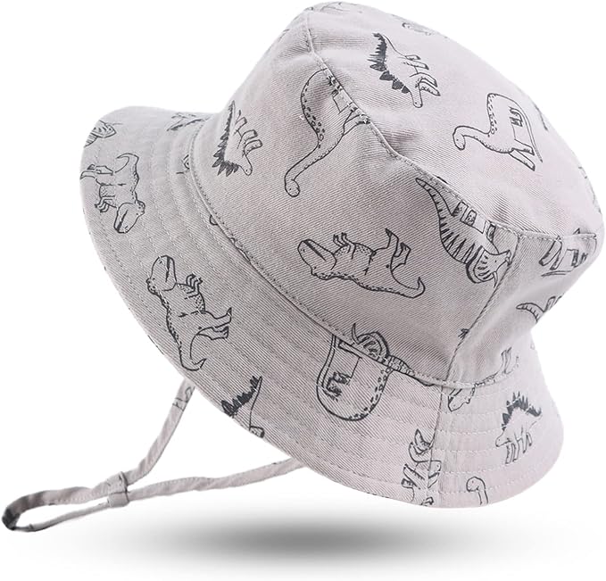 JANGANNSA Dinosaur Baby Boys Sun Hat Cotton Toddler Girls Bucket Hats Summer by JANGANNSA