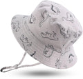 JANGANNSA Dinosaur Baby Boys Sun Hat Cotton Toddler Girls Bucket Hats Summer by JANGANNSA