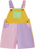 Fernvia Toddler Kids Baby Girl Boy Contrast Color Overalls Shorts Clothes by Fernvia