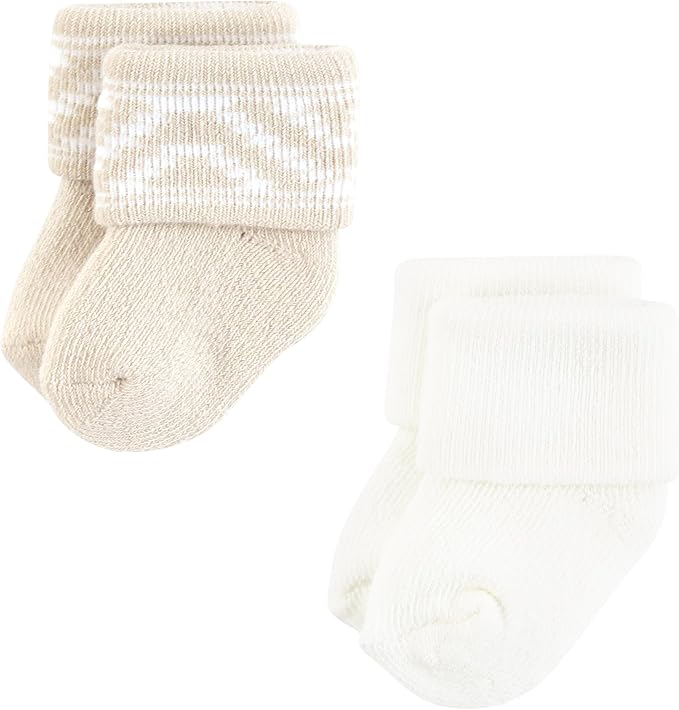 Hudson Baby Baby 8-pack Cotton Rich Newborn and Terry Socks - Image 5
