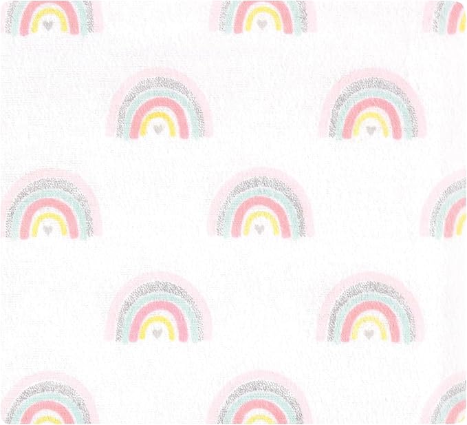 Hudson Baby Unisex Baby Cotton Poly Flannel Receiving Blankets, Girl New - Image 4