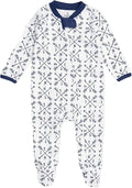 HonestBaby Baby Boys' Sleep & Play Footed One-piece Pajama Sleeper 100% Organic by HonestBaby