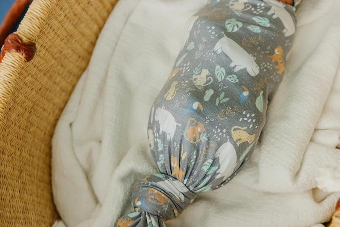 Copper Pearl Swaddle Blankets for Newborns | Soft Stretchy Receiving Blankets - Image 4
