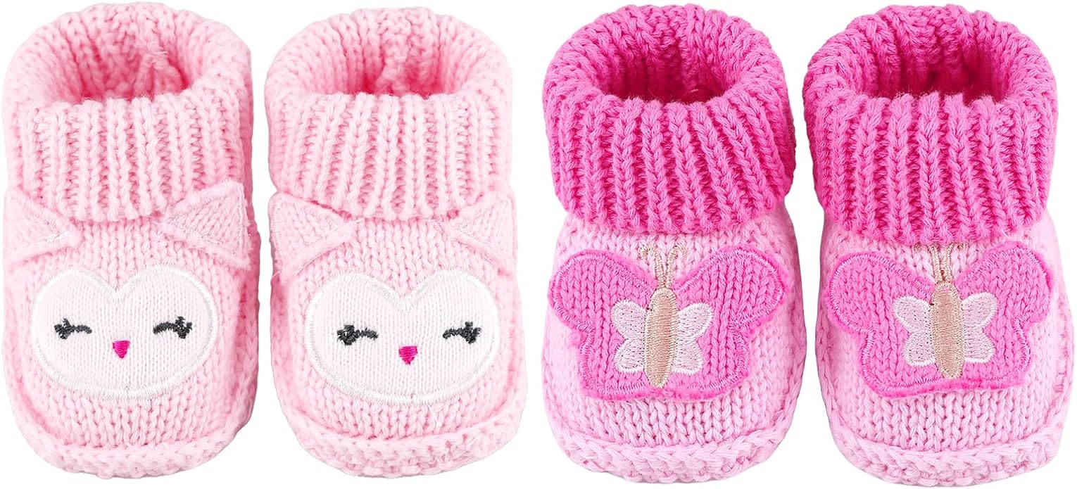 Newborn Knit Booties Soft Baby Sock Boots - Image 6